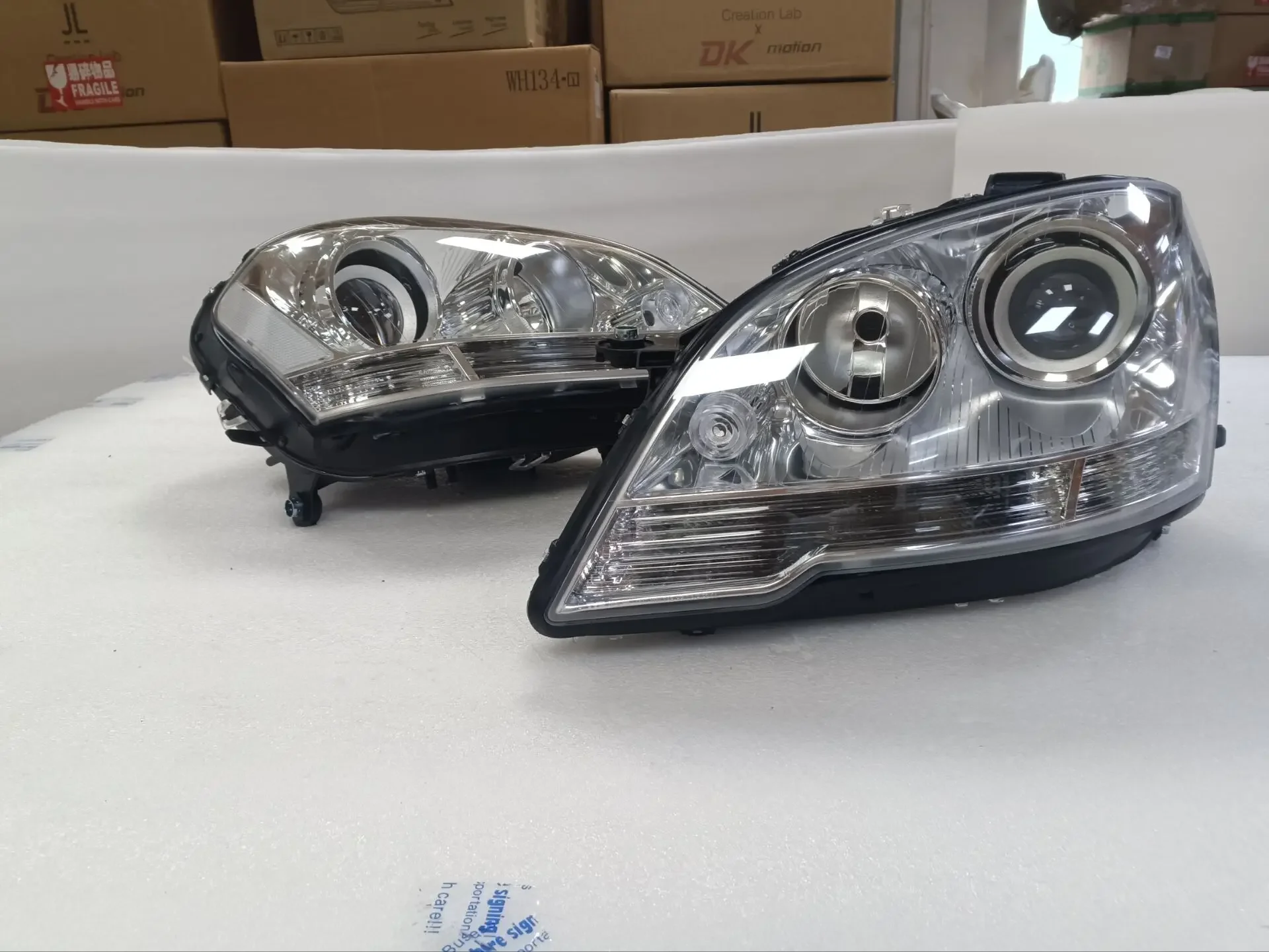TYC Faro delantero cromado plata Mercedes W164 ML280/320/350 2009-2011 - imagen 4