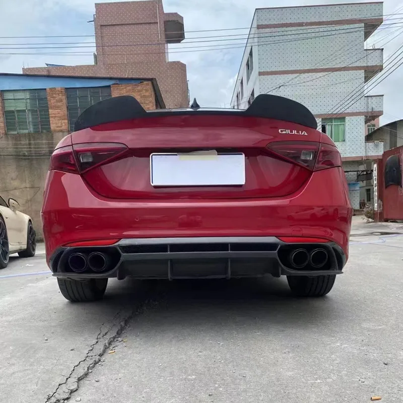 Alerón trasero de carbono real para Alfa Romeo Giulia - imagen 3
