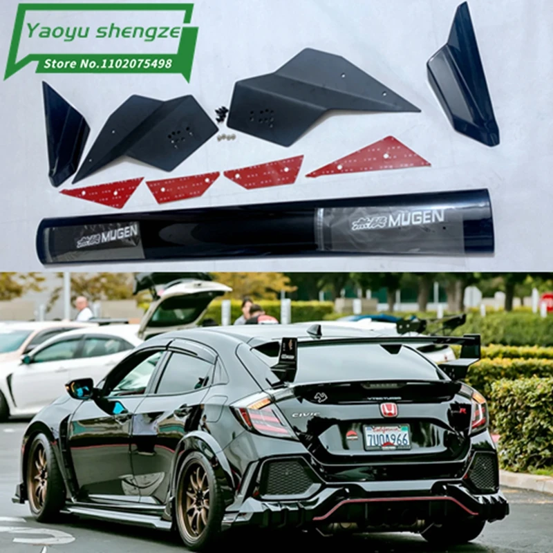 Alerón trasero Mugen ABS – Honda Civic X Hatchback 2016-2021