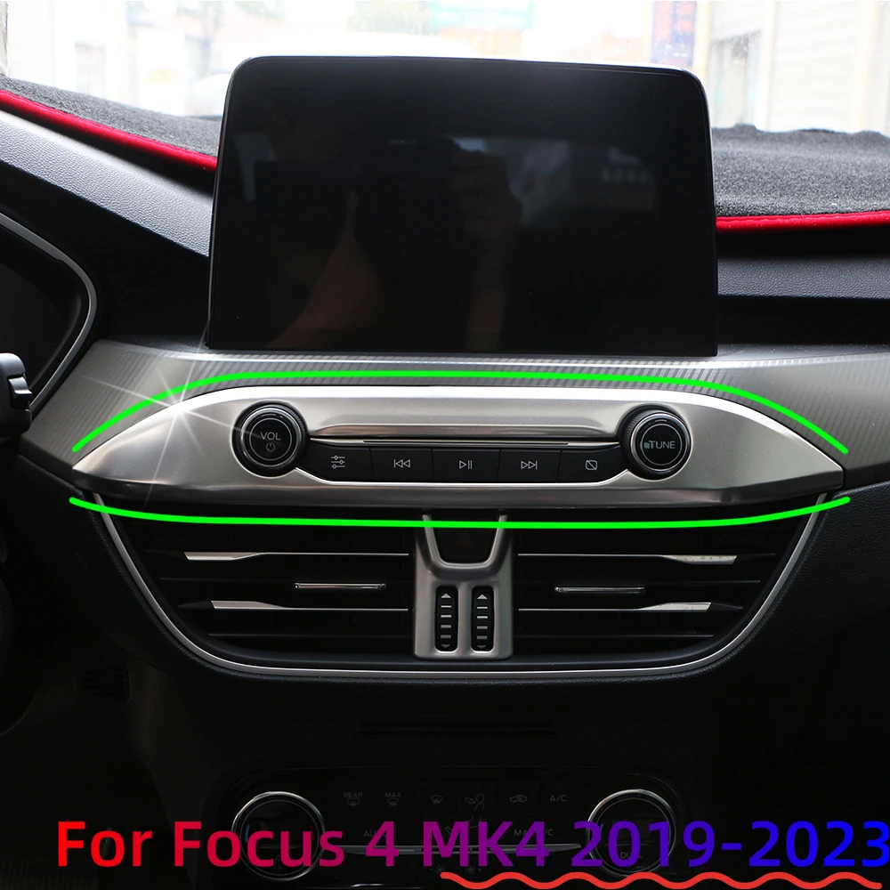 Ford Focus MK4 perilla de control central cubierta de acero inoxidable - imagen 3