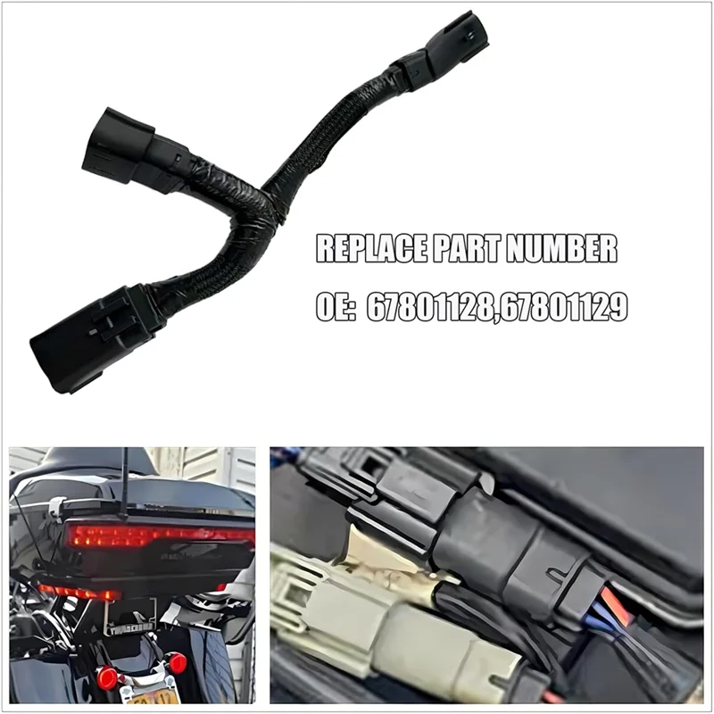 Harley 67801128 arnés cableado luces Road Glide - imagen 3