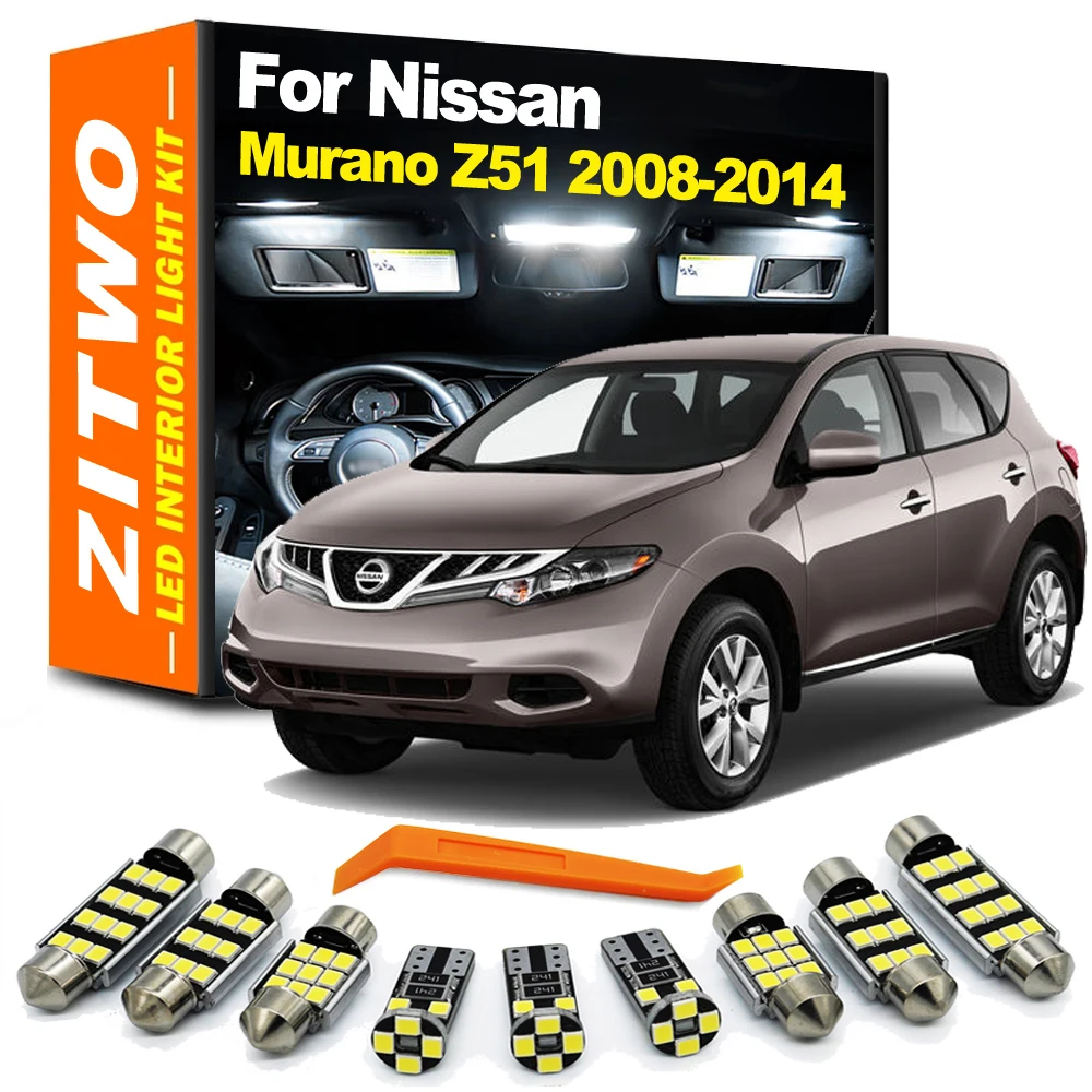 Kit LED interior techo mapa puerta maletero Nissan Murano Z51