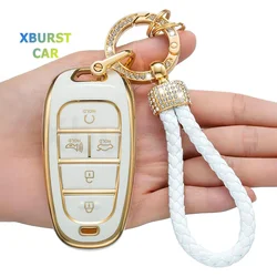 Funda de TPU para llave Hyundai compatible con Sonata y Tucson
