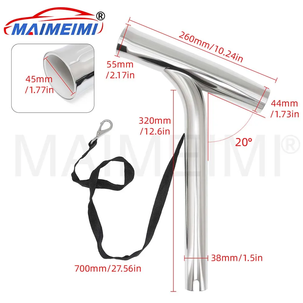 Soporte caña pescar marino acero inoxidable – Barco