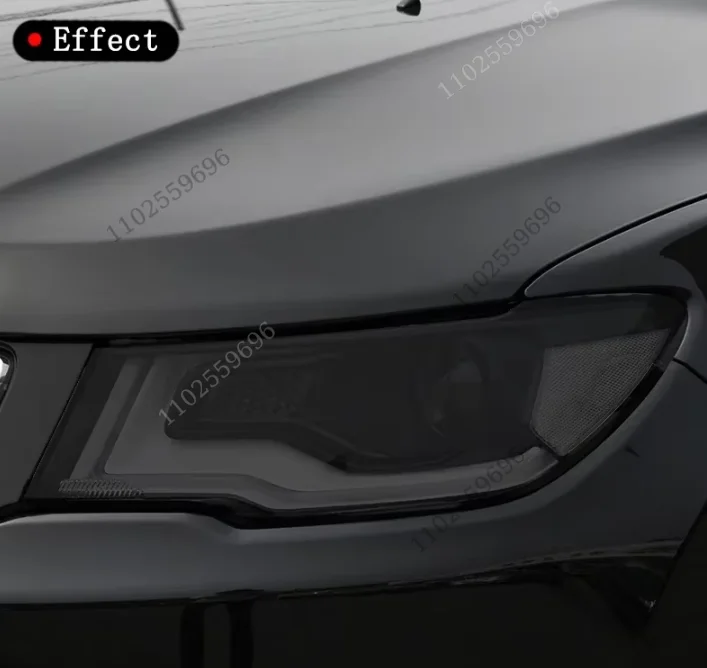 Jeep Compass 2017-2019: Película TPU para faros y luces traseras