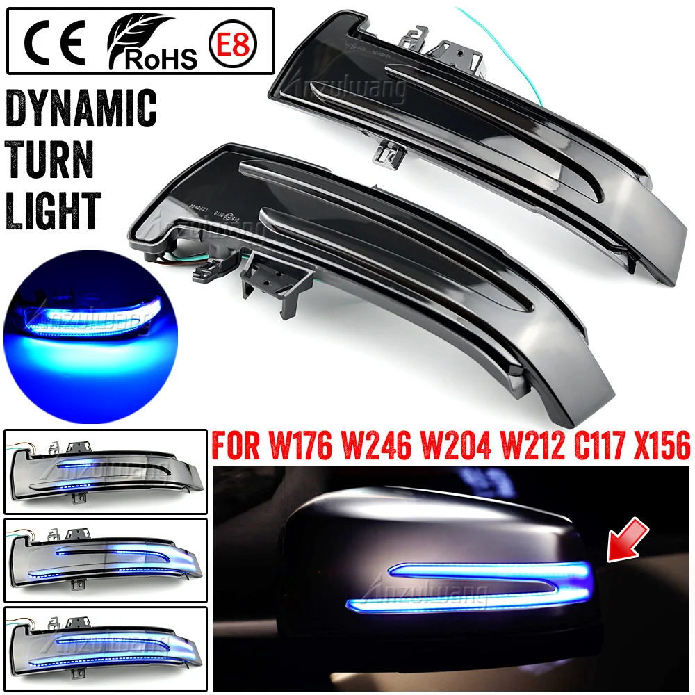 Luces intermitentes dinámicas espejo retrovisor – Mercedes Benz A, B, C, E, CLA - imagen 5