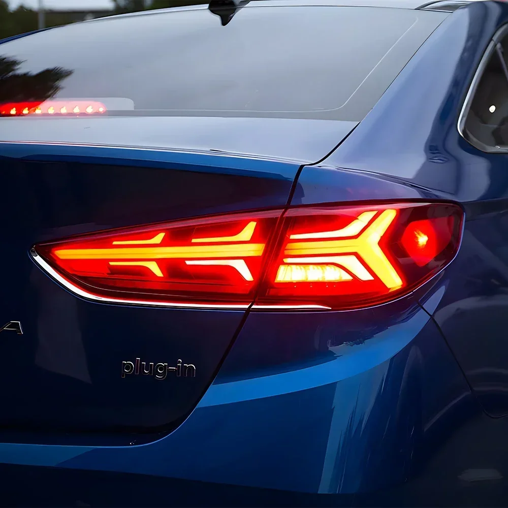 Luces traseras LED para Hyundai Sonata 2018-2019 Streamer dinámico - imagen 3