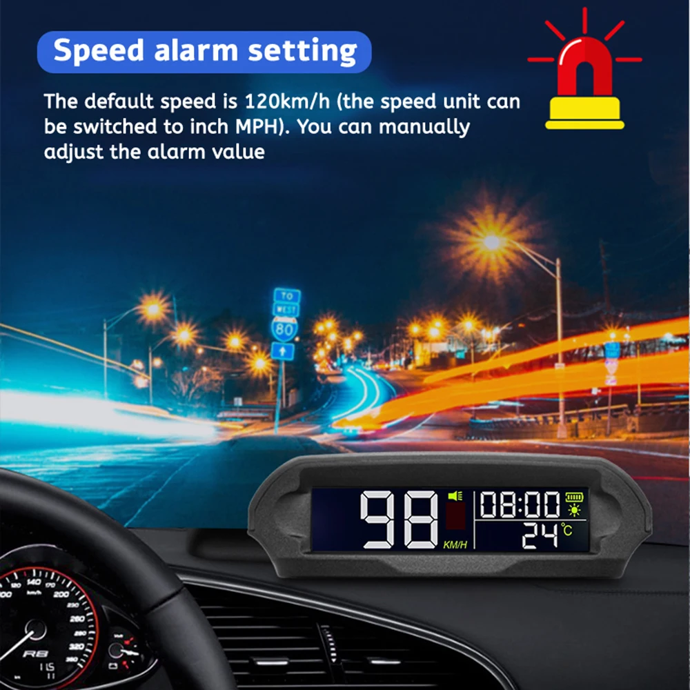 Velocímetro GPS X98 con pantalla solar y alarma de velocidad - imagen 3