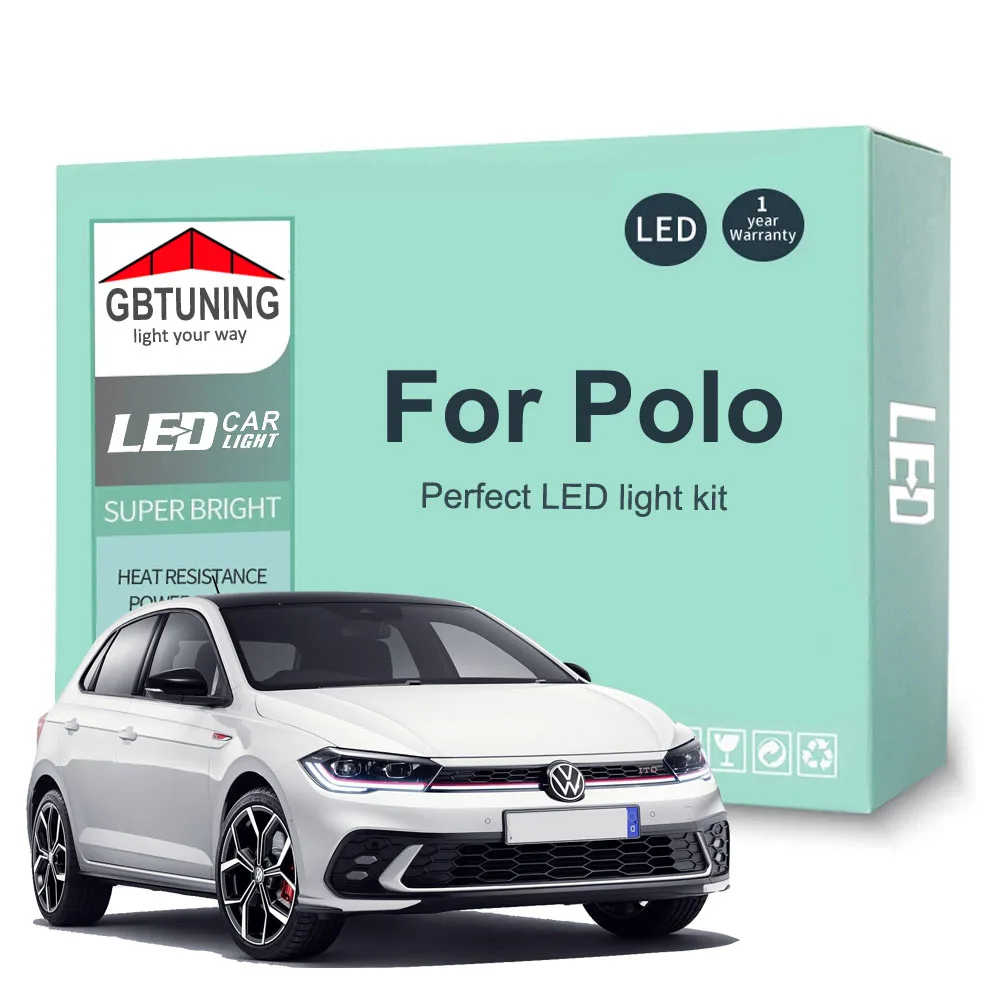 Bombillas LED Canbus 10 uds para VW Polo VI – Iluminacion interior