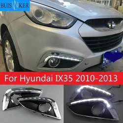 Luz de circulación diurna LED SNCN con hueco antiniebla para Hyundai ix35