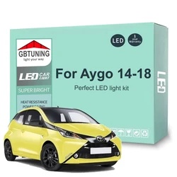 Kit bombillas LED interior y matrícula Canbus para Toyota Aygo MK2