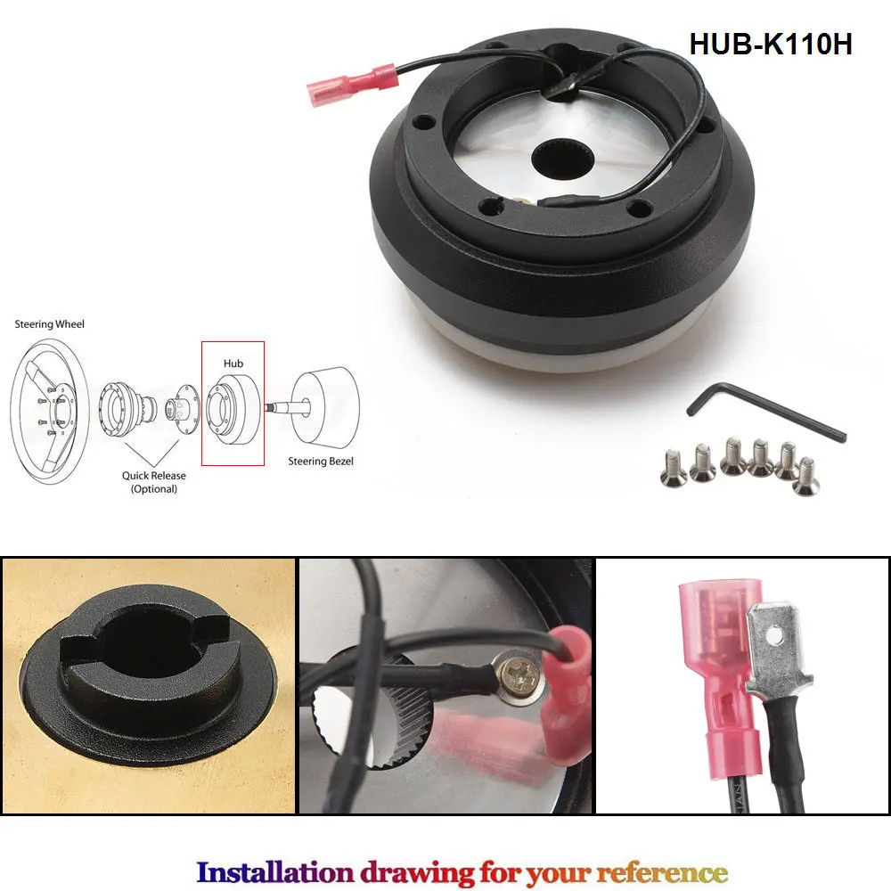 Kit Boss HUB-K110H adaptador de buje corto para volante deportivo
