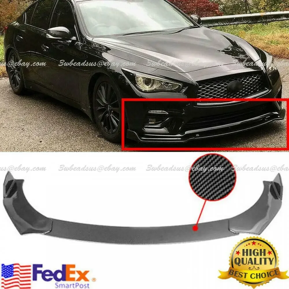 Splitter delantero de carbono para Infiniti Q50, Q60 y Q70