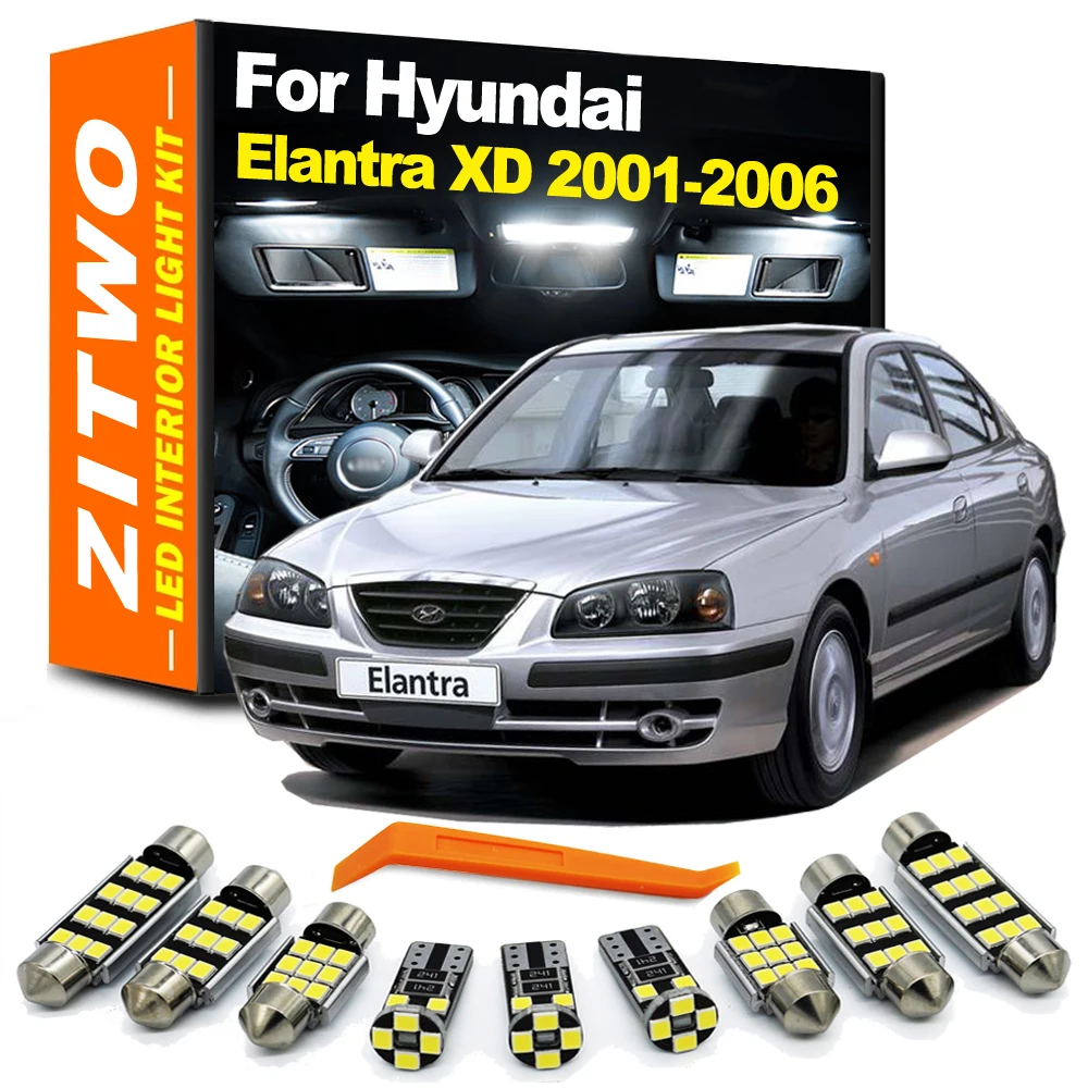 Bombillas LED interior y matrícula Hyundai Elantra XD 2001-2006