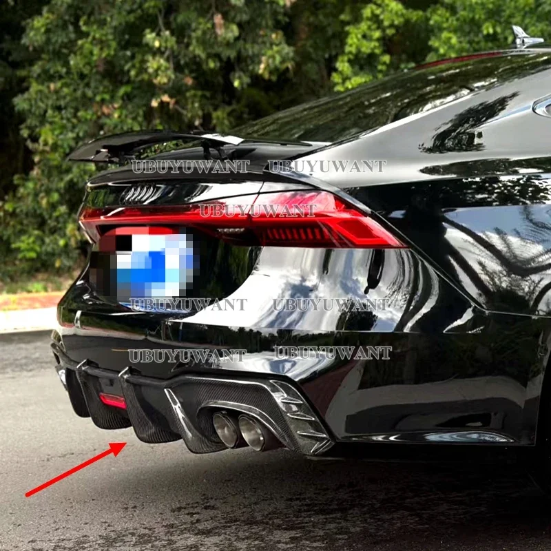 Difusor trasero Audi A7/S7 S line 2019-2024 con puntas de escape - imagen 5