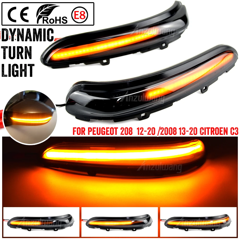 57B1202E Intermitente LED Peugeot 208, Citroën C3 III, Opel Corsa