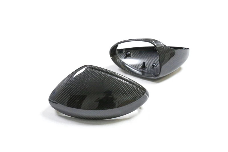 Cubierta de espejo lateral de fibra de carbono de repuesto DRY para Porsche Cayman 718 Boxster Cayman - imagen 5