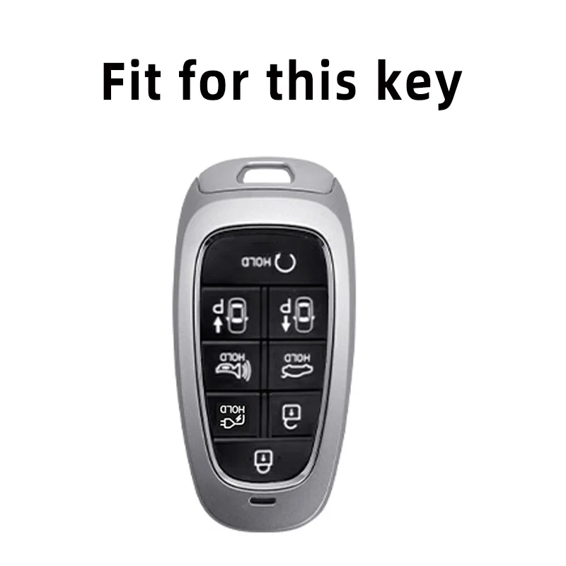 Funda TPU para llave Hyundai con 8 botones - compatible Sonata, Tucson - imagen 2