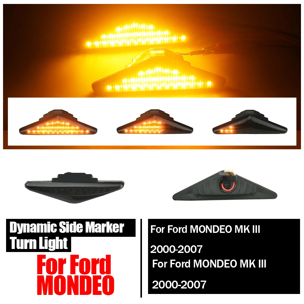 Intermitente LED dinámico para Ford Mondeo MK3 (2000-2007) - imagen 3