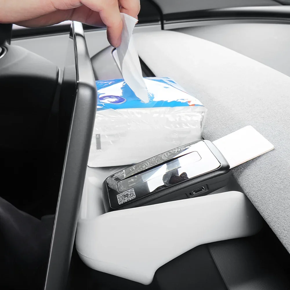 Bandeja salpicadero Tesla Model Y Juniper 2025 para organizador interior - imagen 3