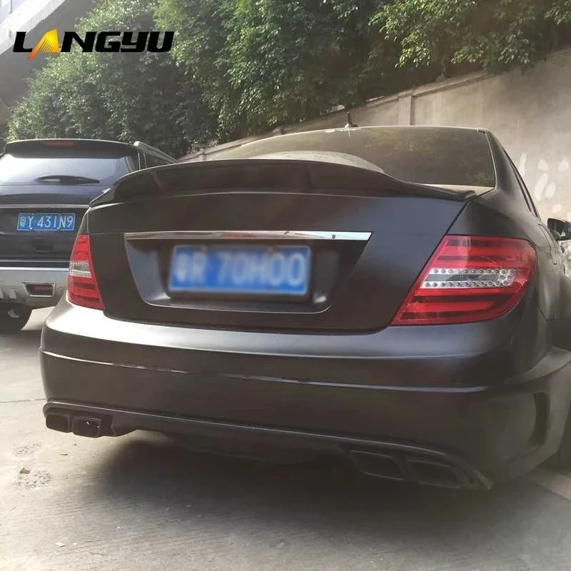 Alerón trasero estilo R para Mercedes Clase C W204 sedán - imagen 5