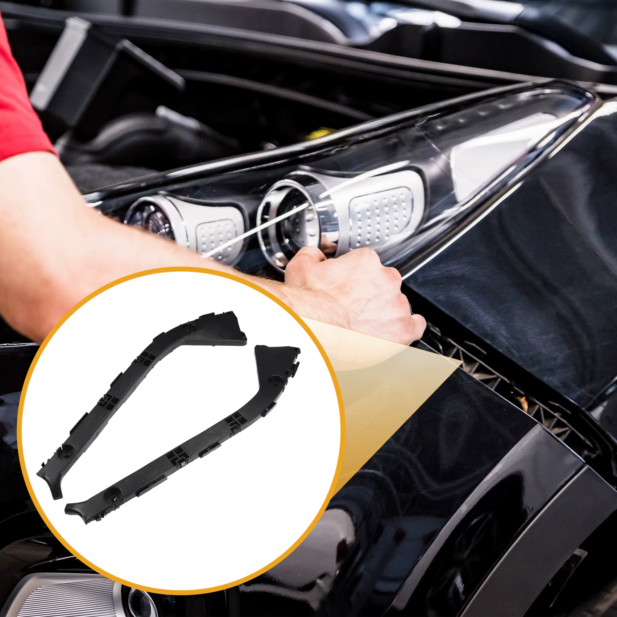 Soporte parachoques lateral UXCELL para Toyota Prius 2004-2009 - imagen 3