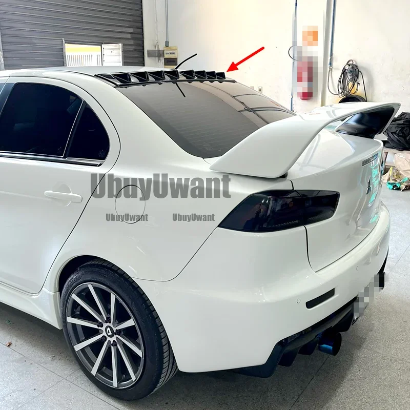 Alerón de techo en ABS para Mitsubishi Lancer EX 2009-2016 UBUYUWANT - imagen 5