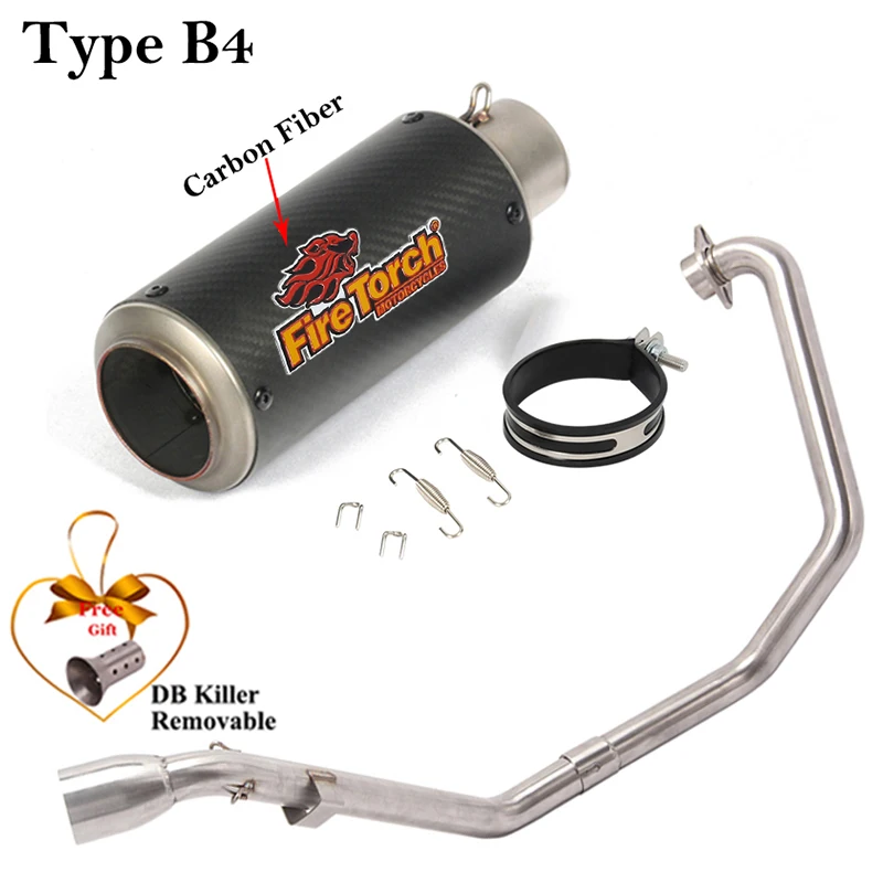 Silenciador escape fibra de carbono Yamaha FZS150 DB Killer - imagen 4