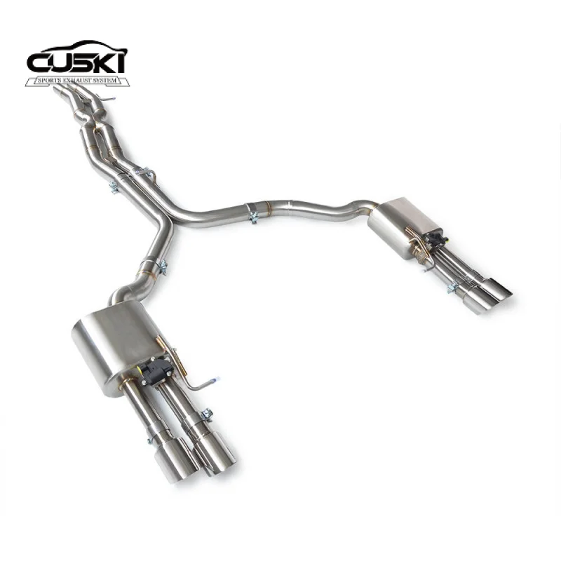 Sistema de escape catback en acero inoxidable para Audi RS4 B8 4.2 - imagen 5