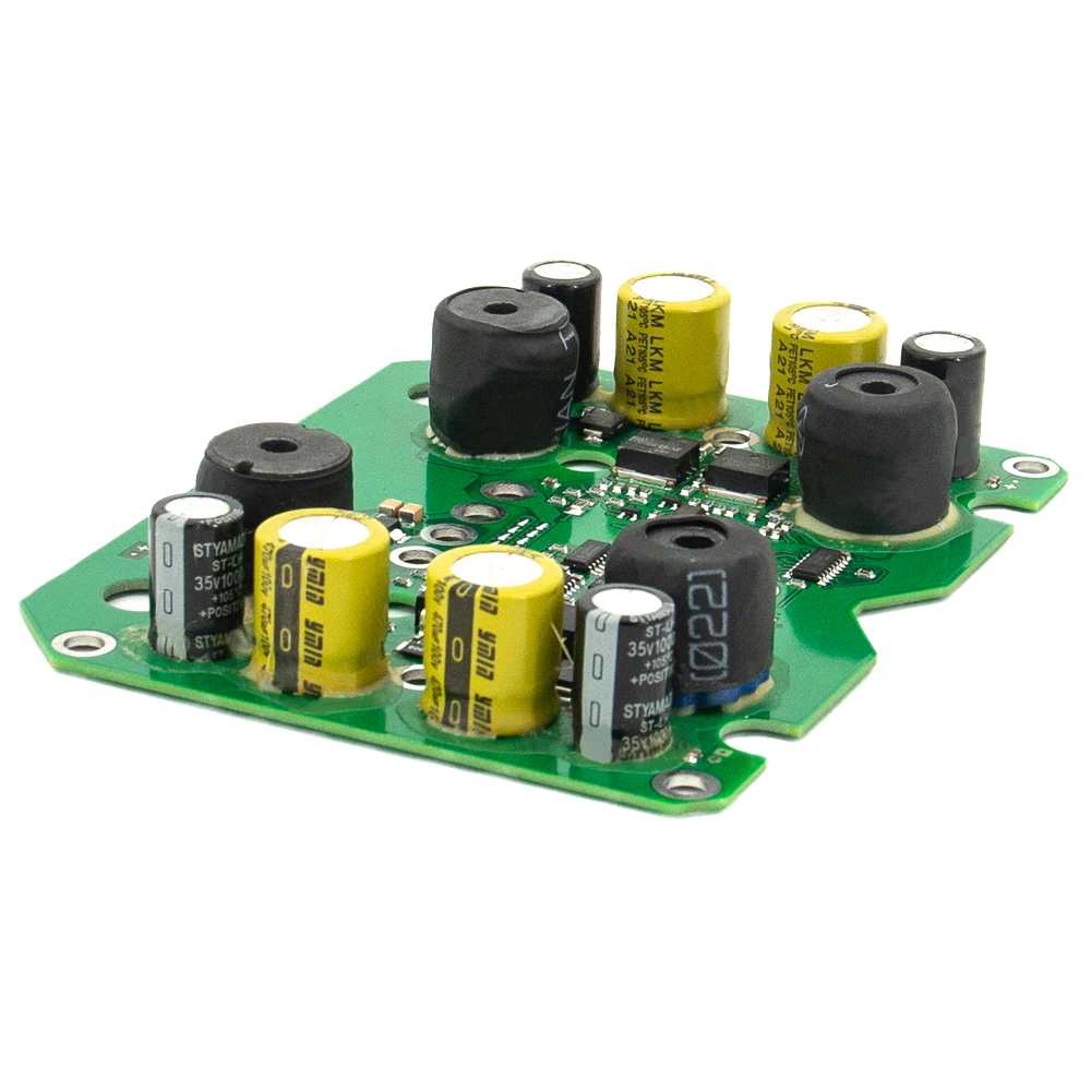 Componentes electrónicos de la placa FICM