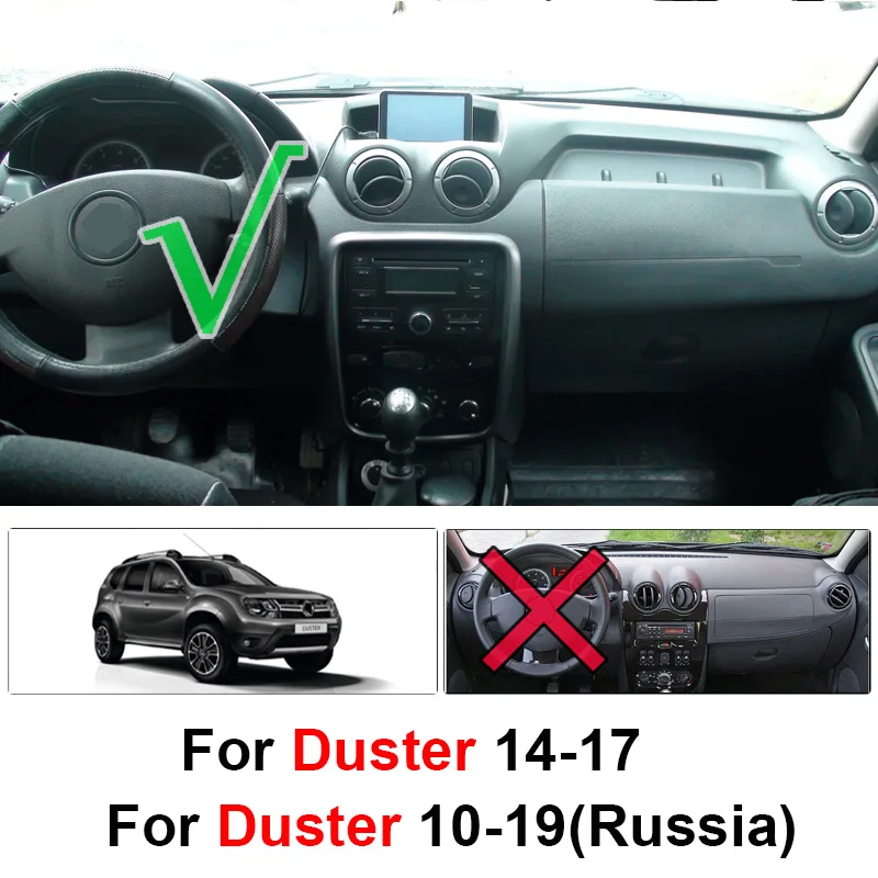 Alfombrilla antideslizante de salpicadero para Renault Duster - imagen 2