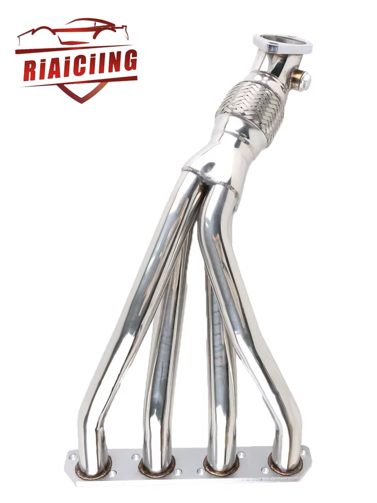 Cabezal y tubo de escape de acero inoxidable para Mini Cooper R53