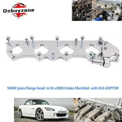 Adaptador K24A KSWP para colector de admisión Honda S2000 F20C/F22C