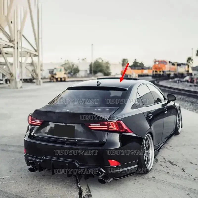 Alerón de techo en fibra de carbono para Lexus IS 2013-2017 - imagen 3