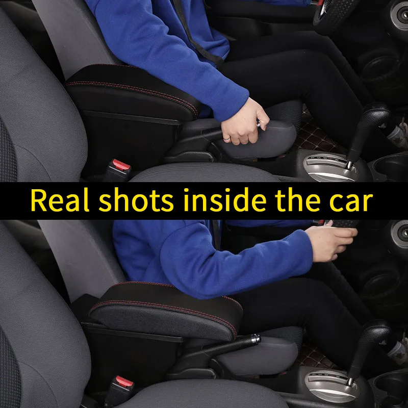 Reposabrazos central Toyota Yaris Vitz – caja almacenamiento interior - imagen 4