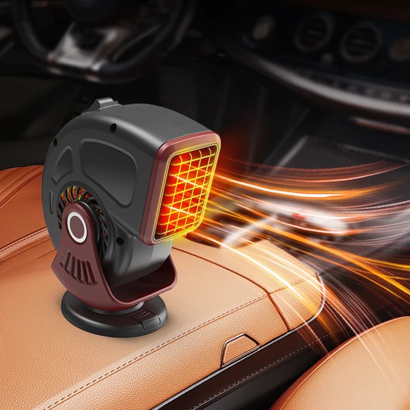 Calentador portátil coche 12V/24V desempañador 360 grados enchufe mechero