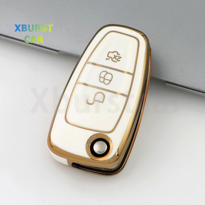 Funda TPU mando a distancia 3 botones para Ford Focus Mondeo Transit