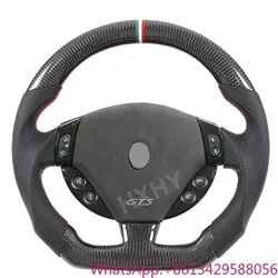 Volante de fibra de carbono para Maserati Ghibli Levante Quattroporte Granturismo GT volante personalizado