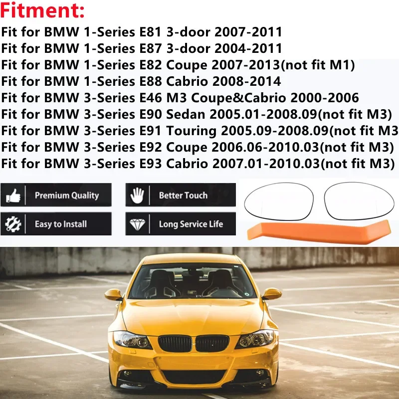 Espejo retrovisor izquierdo calefactable BMW Serie 1 OEM - imagen 2
