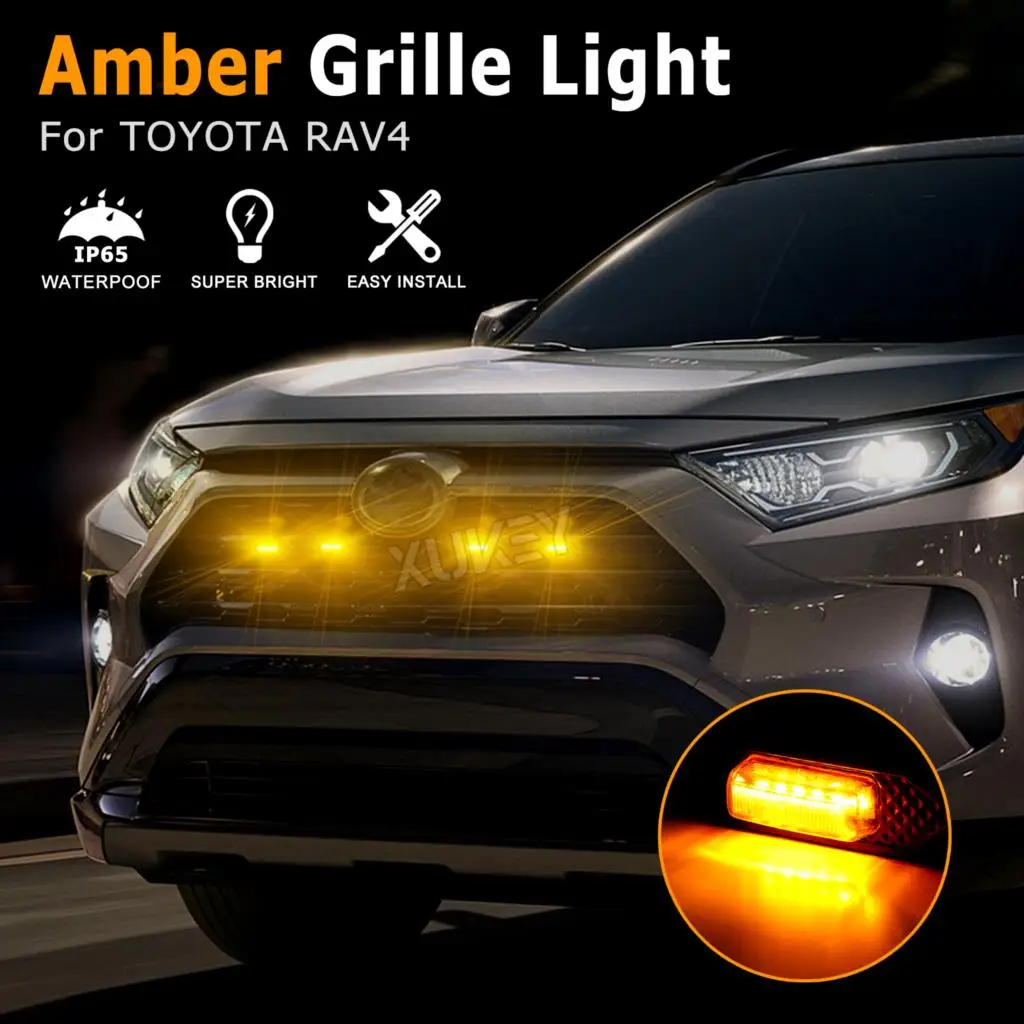 Lámpara LED ámbar Toyota RAV4 XA50 2019-2024 con arnés - imagen 2