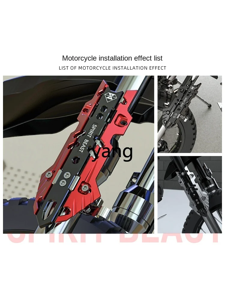 Cubierta de choque frontal para motocicleta todoterreno