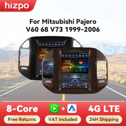 Hizpo Radio 2DIN con GPS y CarPlay para Mitsubishi Pajero V60/V73