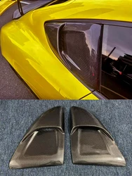 Rejilla ventana cuarto y alerón fibra de carbono Porsche Cayman 718