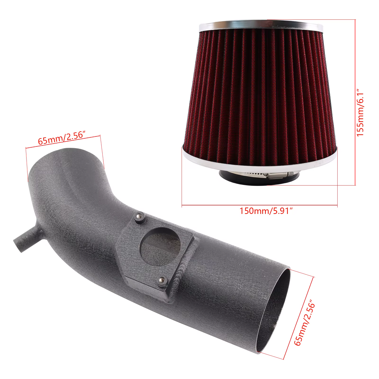 Kit de admisión directa corta con filtro para Mazda 3 2.5 (2010-12) - imagen 2
