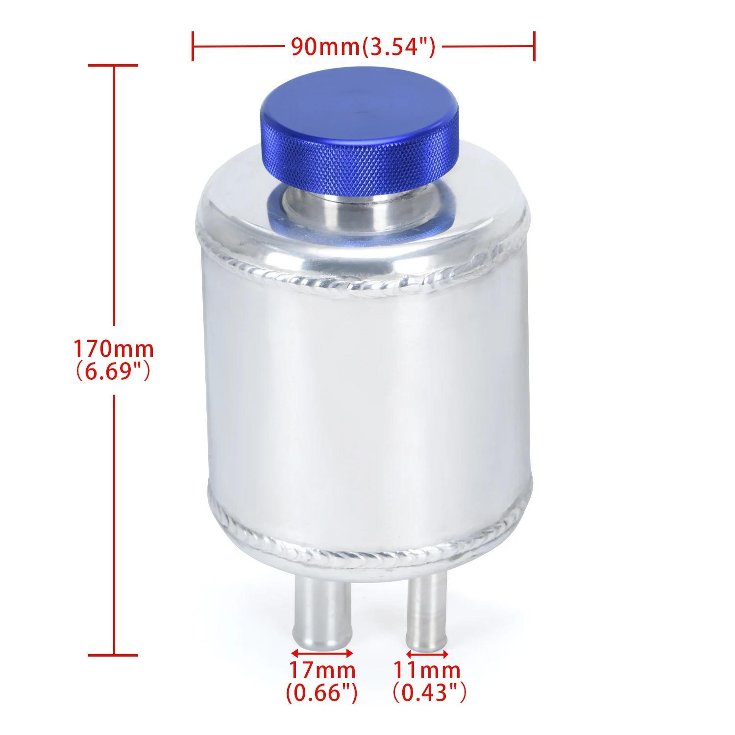 Depósito universal LZONE JR-TK61S para aceite y líquido de dirección - imagen 2