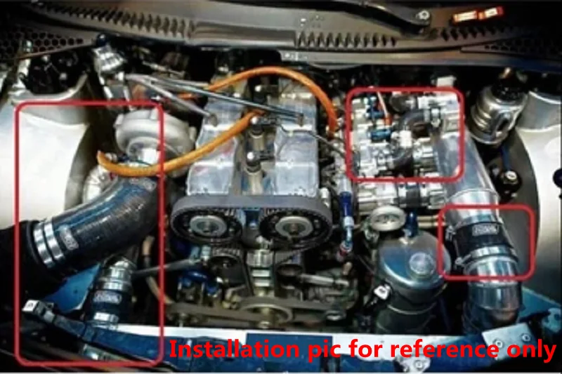 Acoplador turbo de silicona para admisión BMW E36 325 328 M3 - imagen 5