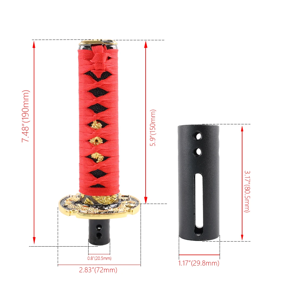 Caja de cambios automática Universal 150MM con espada samurái - imagen 2