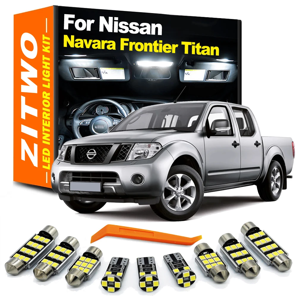 Kit de luces LED para plafón interior Nissan Navara D22, D40 y D23