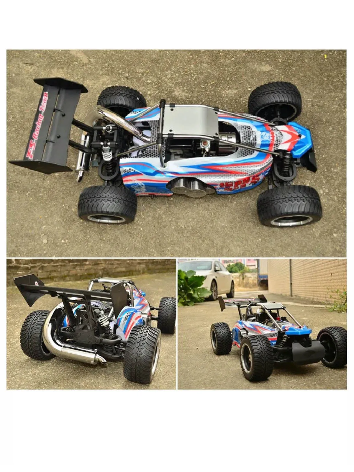 Silenciador escape FS Racing RAMPAGE FG MCD Truck 30CC - imagen 5