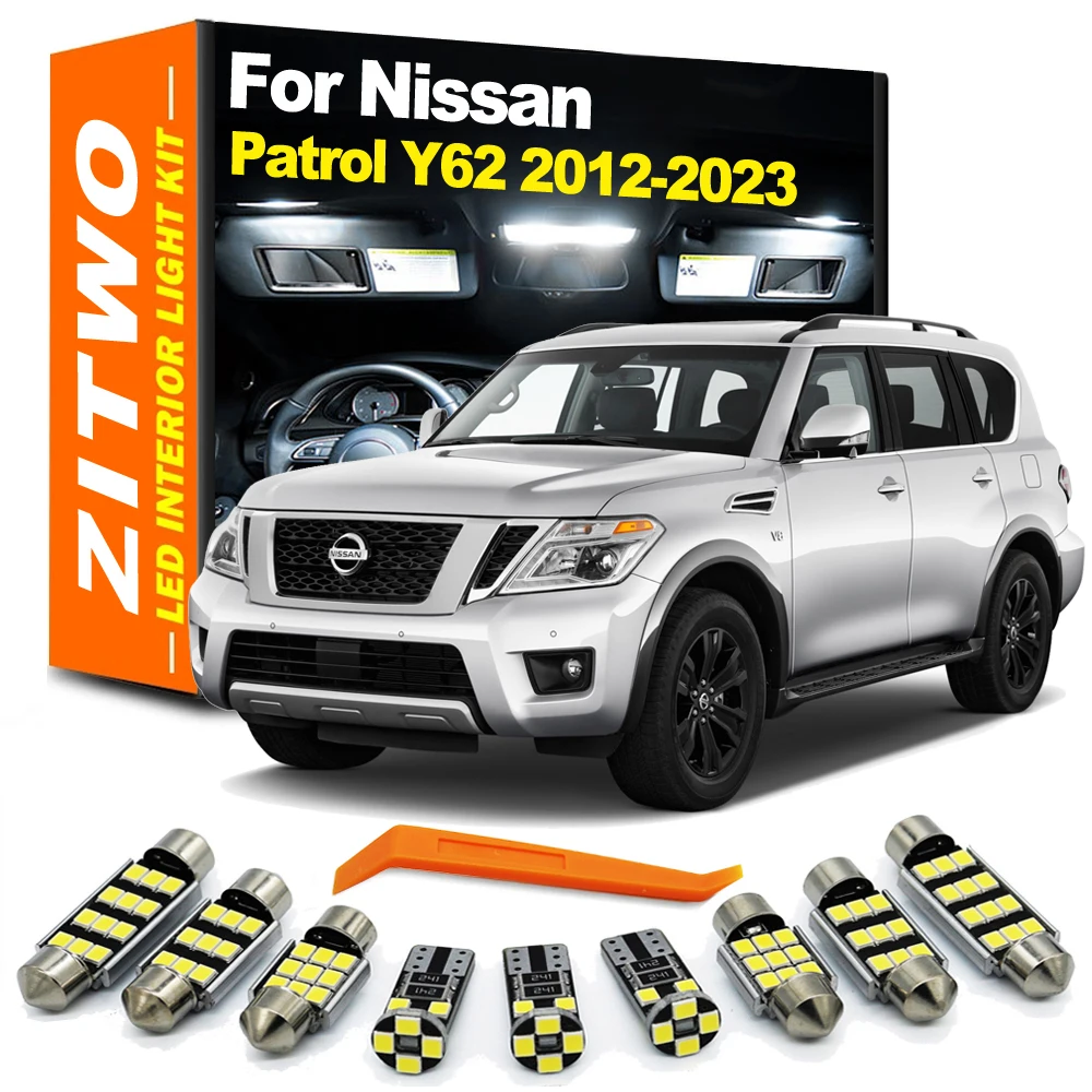 Kit luces interiores LED ZITWO para visera solar Nissan Patrol Y62